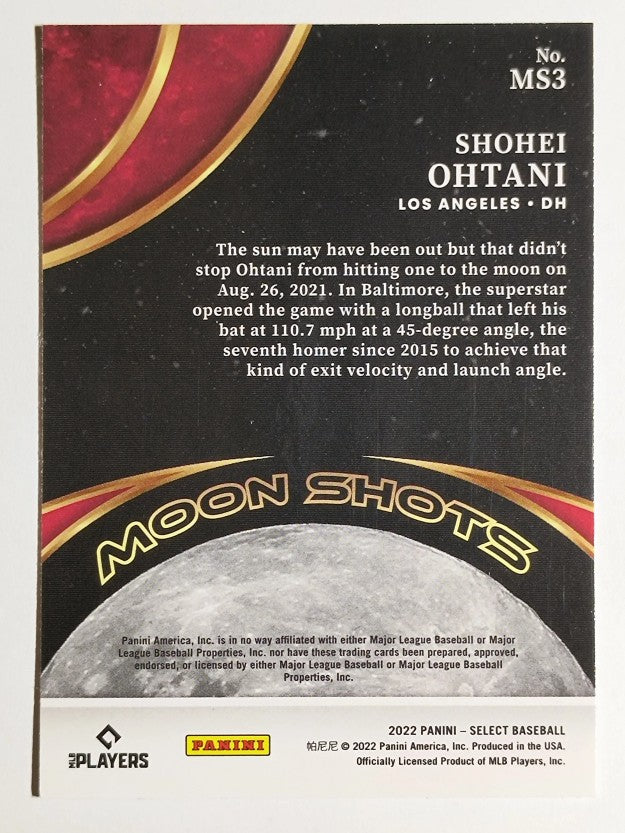 2022 Select Moon Shots #3 Shohei Ohtani