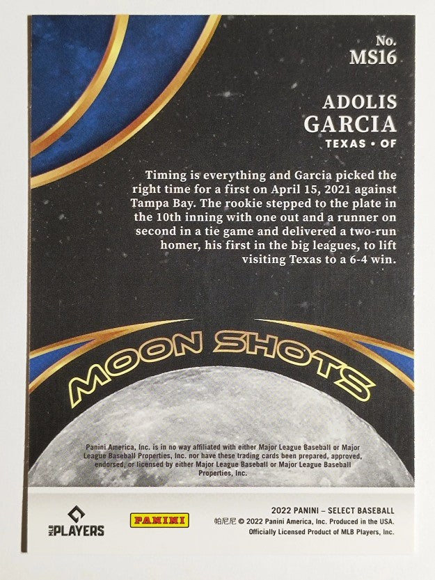 2022 Select Moon Shots #16 Adolis Garcia