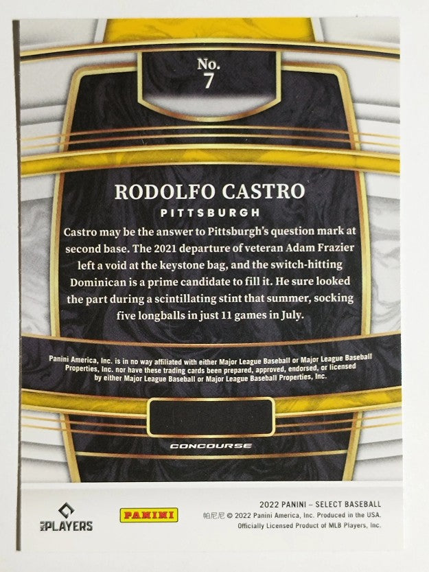 2022 Select #7 Rodolfo Castro RC