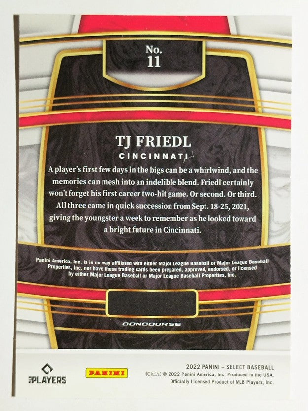 2022 Select #11 TJ Friedl RC