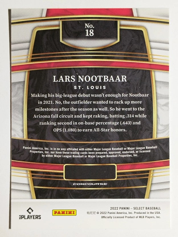 2022 Select #18 Lars Nootbaar RC