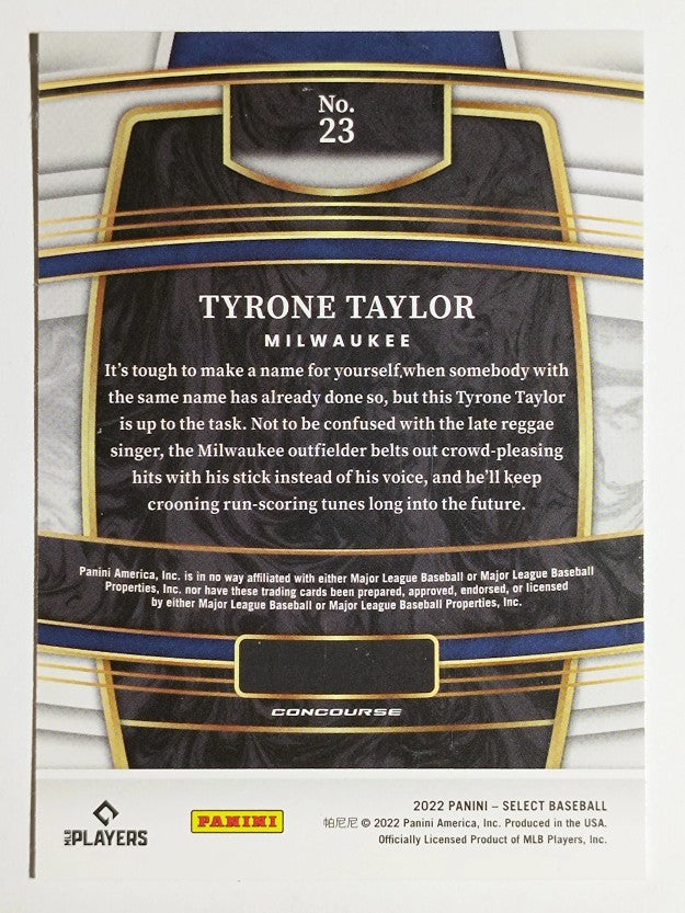 2022 Select #23 Tyrone Taylor