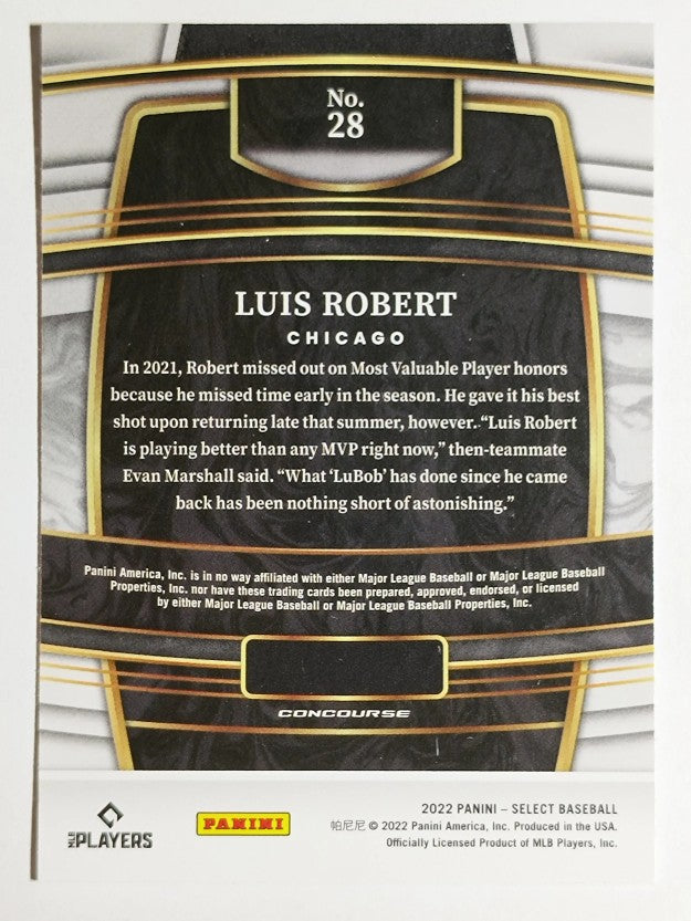 2022 Select #28 Luis Robert