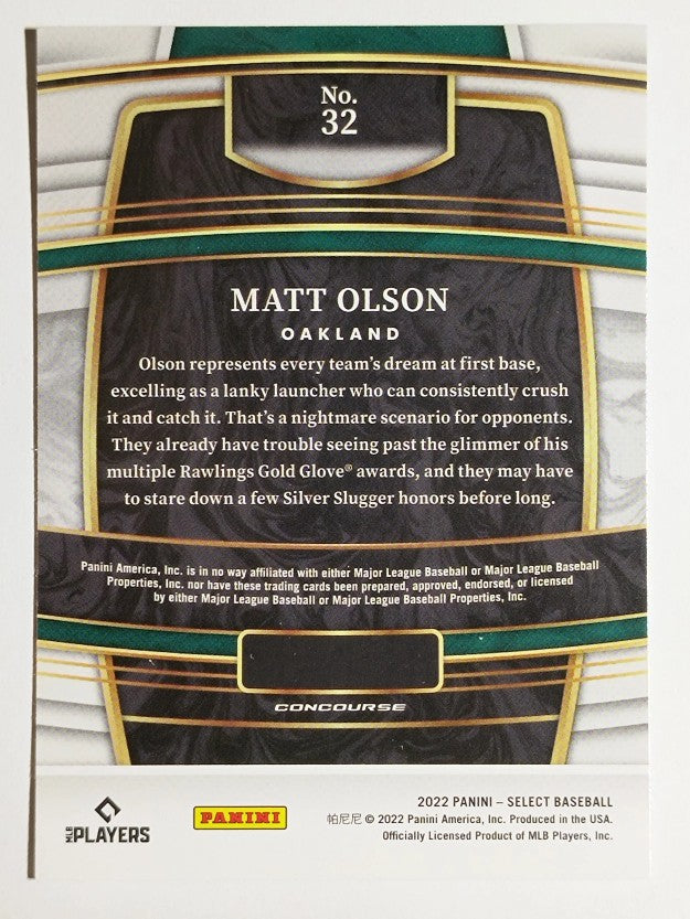 2022 Select #32 Matt Olson