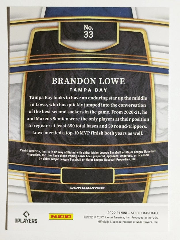 2022 Select #33 Brandon Lowe