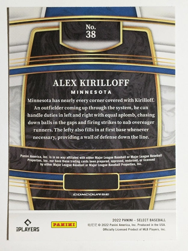 2022 Select #38 Alex Kirilloff