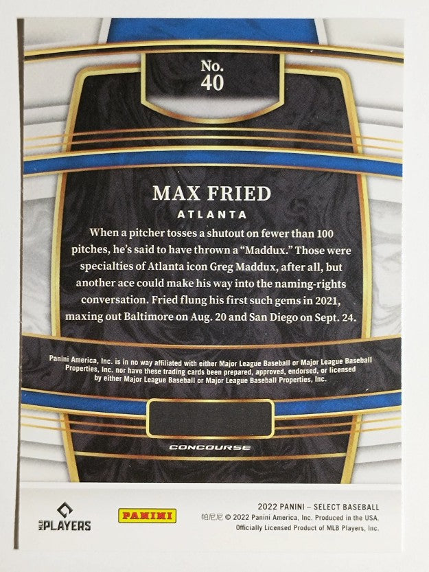 2022 Select #40 Max Fried