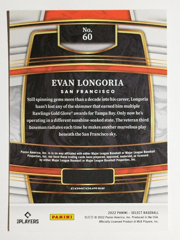 2022 Select #60 Evan Longoria