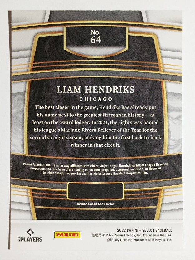 2022 Select #64 Liam Hendriks