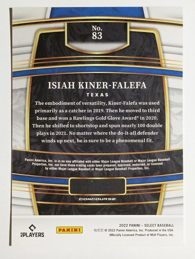 2022 Select #83 Isiah Kiner-Falefa