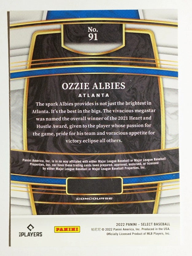 2022 Select #91 Ozzie Albies