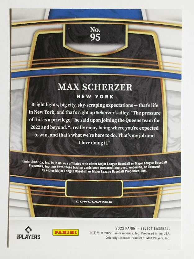 2022 Select #95 Max Scherzer