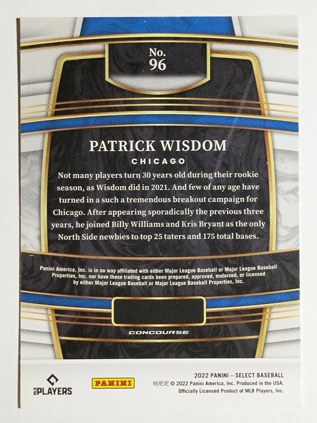 2022 Select #96 Patrick Wisdom