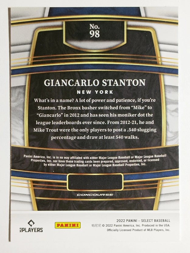 2022 Select #98 Giancarlo Stanton