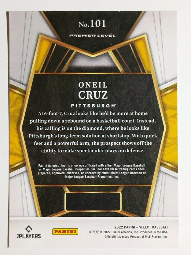 2022 Select #101 Oneil Cruz PRM RC