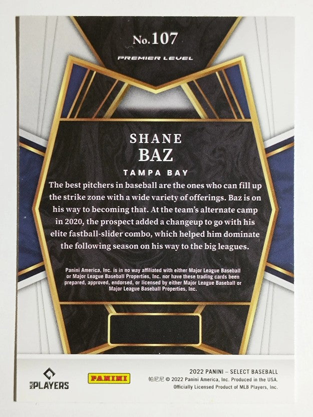 2022 Select #107 Shane Baz PRM RC