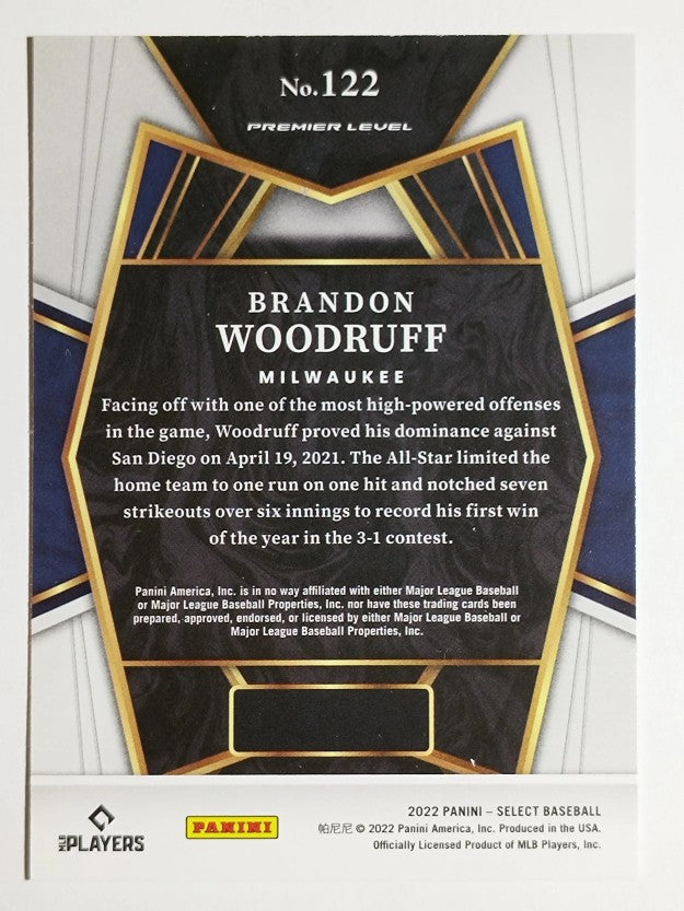 2022 Select #122 Brandon Woodruff PRM