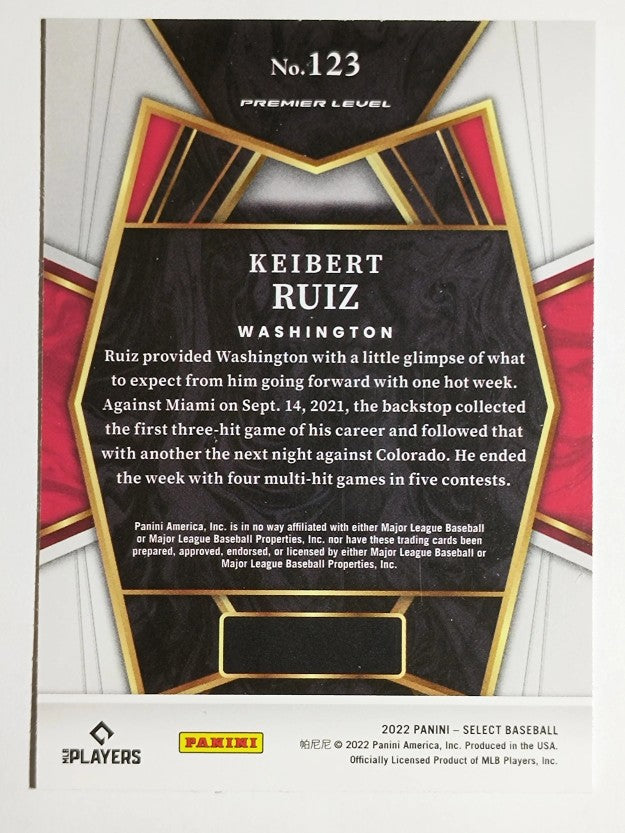 2022 Select #123 Keibert Ruiz PRM