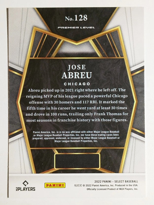 2022 Select #128 Jose Abreu PRM