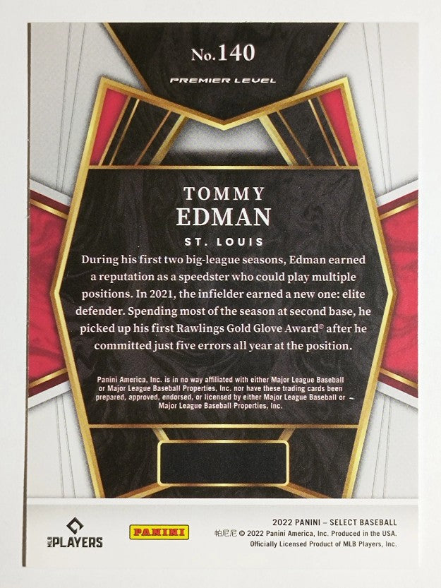 2022 Select #140 Tommy Edman PRM