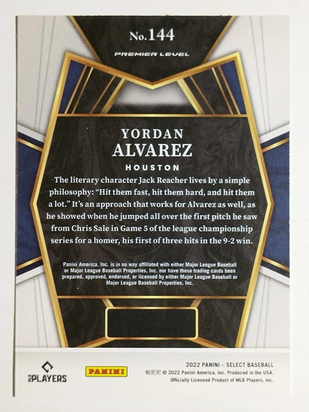2022 Select #144 Yordan Alvarez PRM