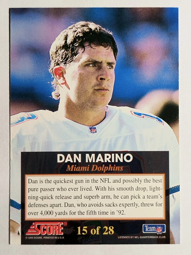1993 Score Franchise #15 Dan Marino