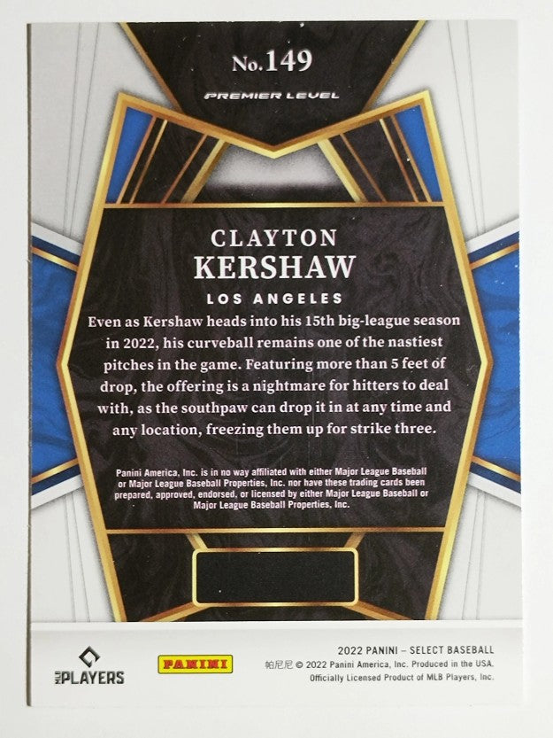 2022 Select #149 Clayton Kershaw PRM