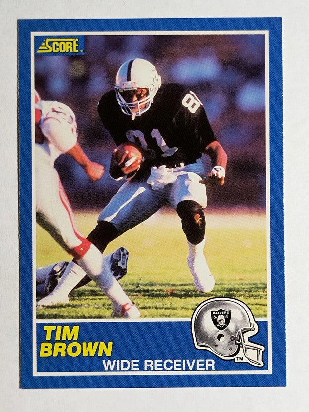 1989 Score #86 Tim Brown RC