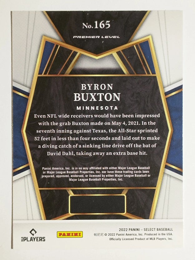 2022 Select #165 Byron Buxton PRM