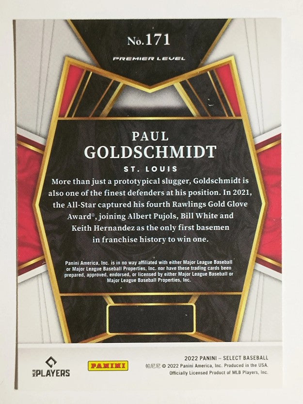 2022 Select #171 Paul Goldschmidt PRM