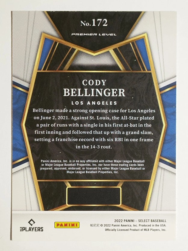 2022 Select #172 Cody Bellinger PRM