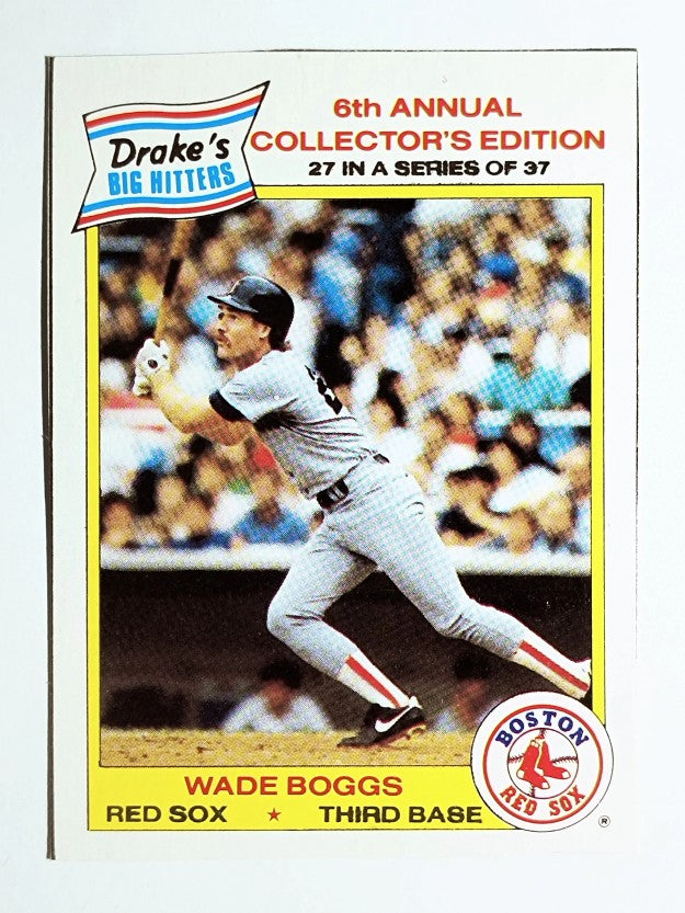 1986 Drake's #27 Wade Boggs SD/FUD