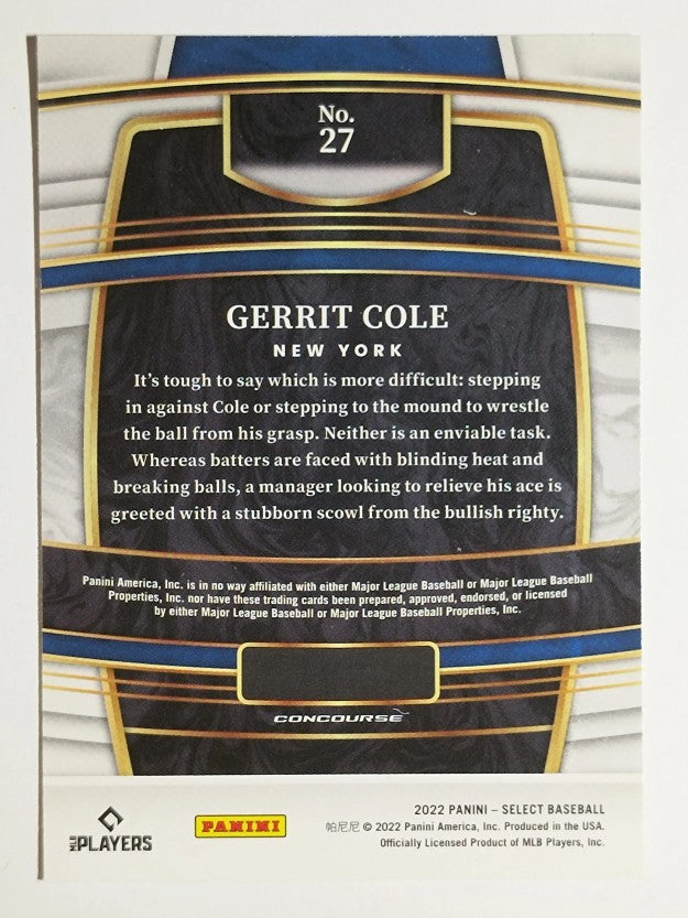 2022 Select #27 Gerrit Cole