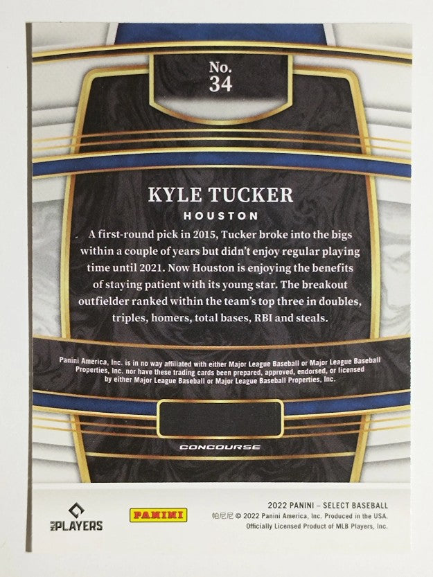 2022 Select #34 Kyle Tucker
