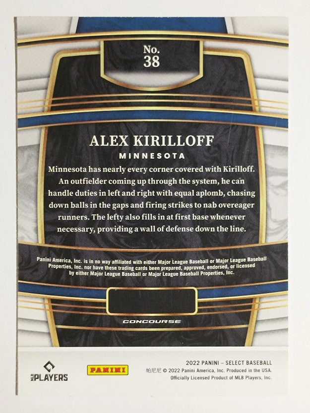 2022 Select #38 Alex Kirilloff