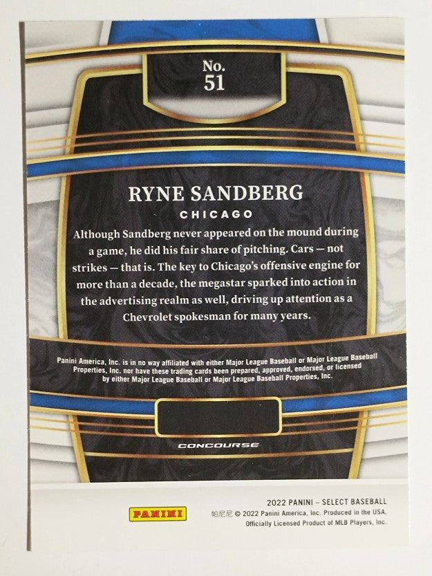 2022 Select #51 Ryne Sandberg