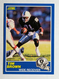 1989 Score #86 Tim Brown RC