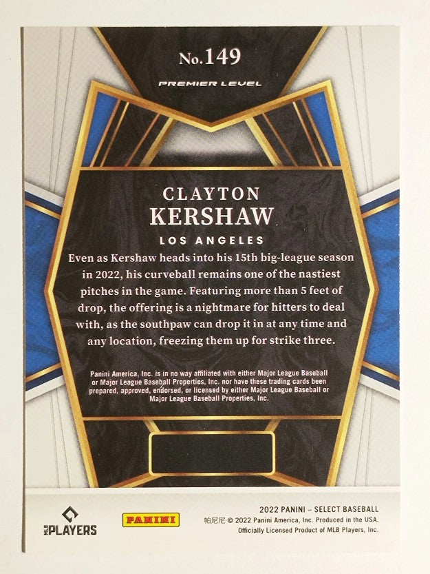 2022 Select #149 Clayton Kershaw PRM