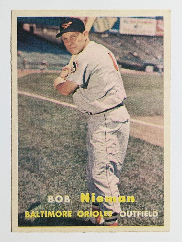 1957 Topps #14 Bob Nieman (VGEX)