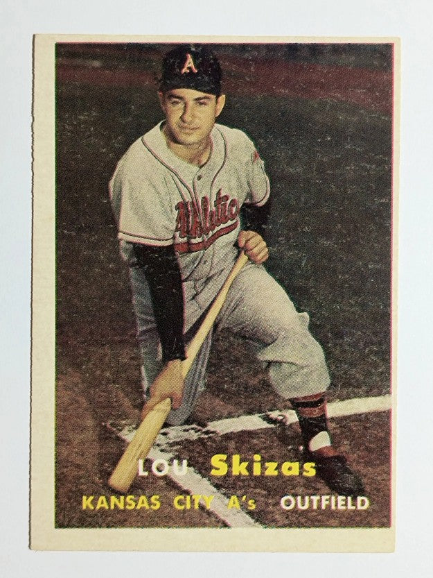 1957 Topps #83 Lou Skizas RC (EX)