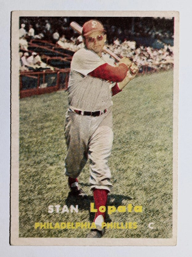1957 Topps #119 Stan Lopata (VGEX)