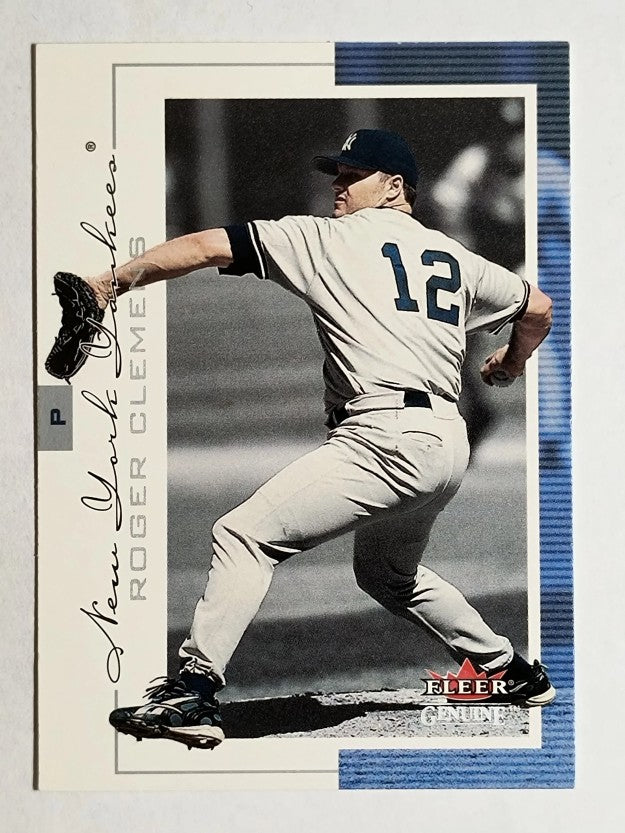 2001 Fleer Genuine #78 Roger Clemens