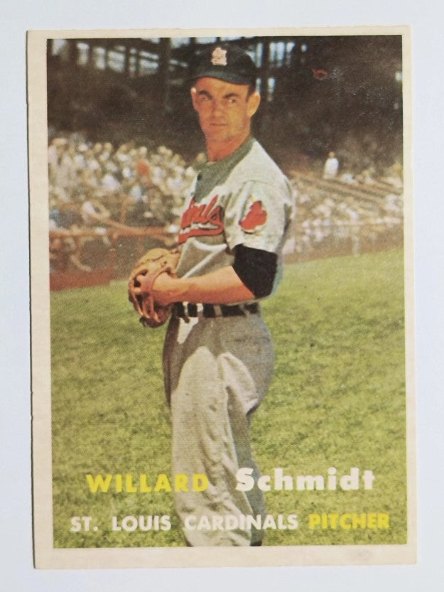 1957 Topps #206 Willard Schmidt (EXMT)
