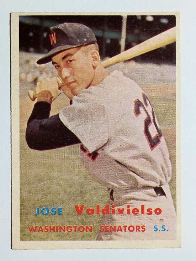 1957 Topps #246 Jose Valdivielso (EX)