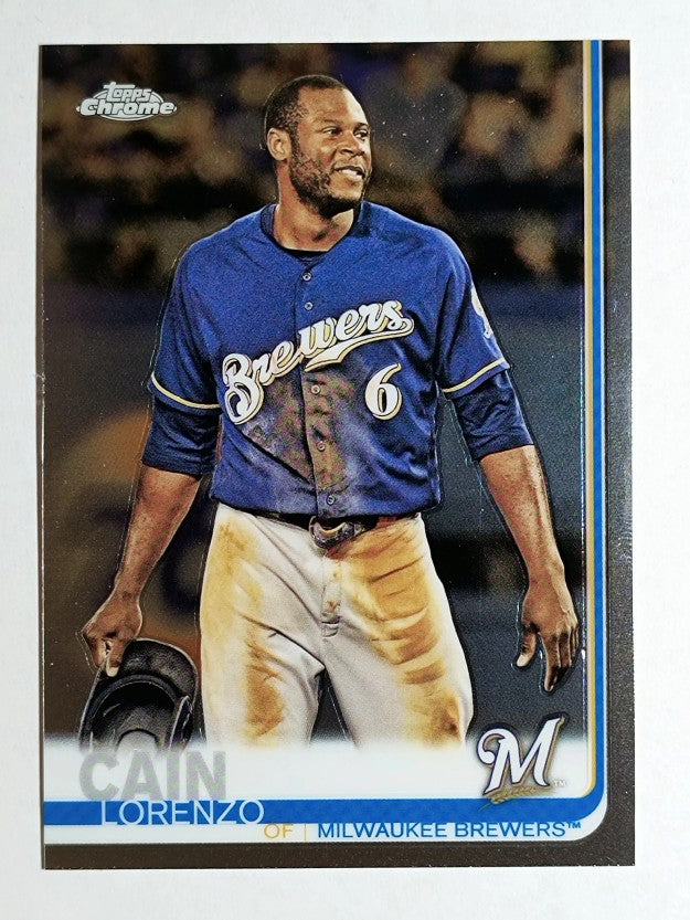 2019 Topps Chrome #29 Lorenzo Cain