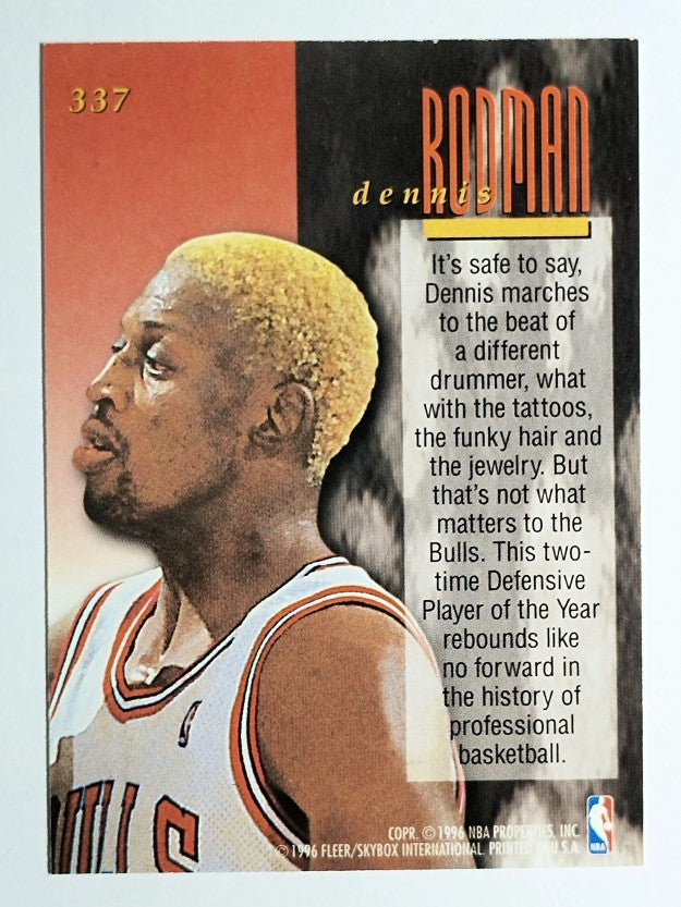 1995-96 Ultra #337 Dennis Rodman ENC