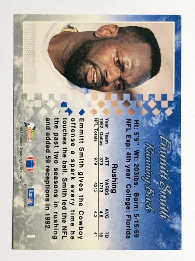 1993 Pacific #1 Emmitt Smith