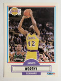 1990-91 Fleer #97 James Worthy
