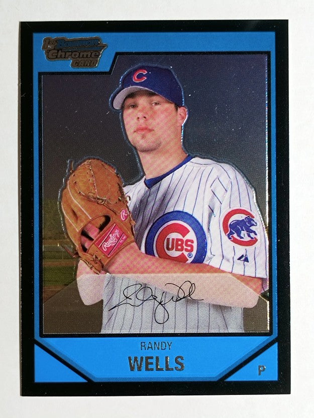 2007 Bowman Chrome Prospects #BC74 Randy Wells