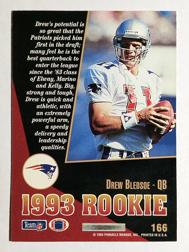 1993 Select #166 Drew Bledsoe RC